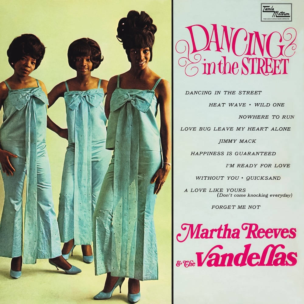 Vintage Martha And The Vandellas Vinyl Record Background