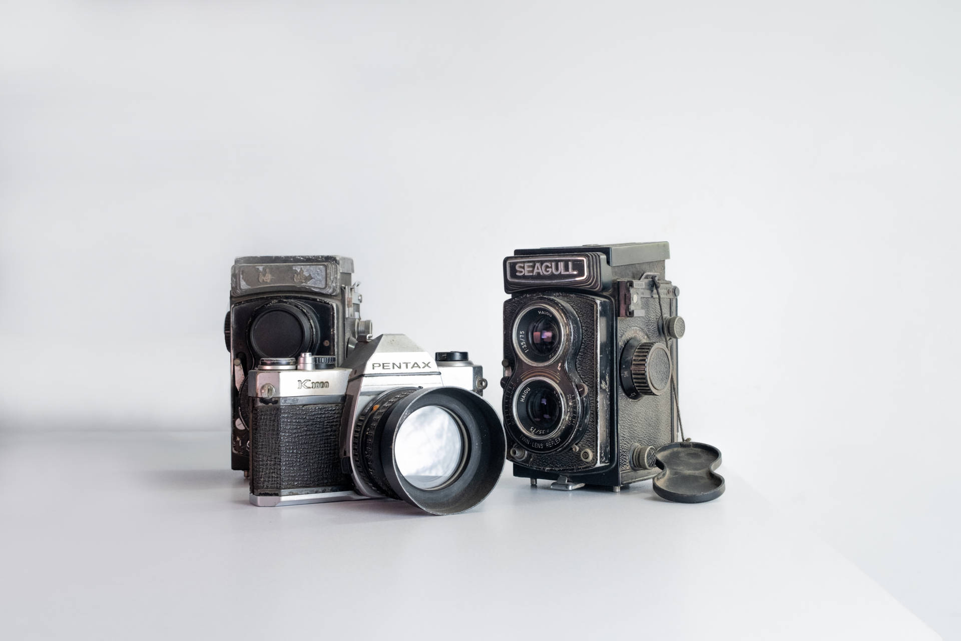 Vintage Minimalist Antique Cameras