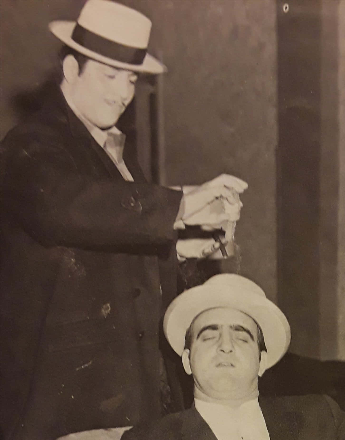 Vintage Mobster Style Interrogation Background