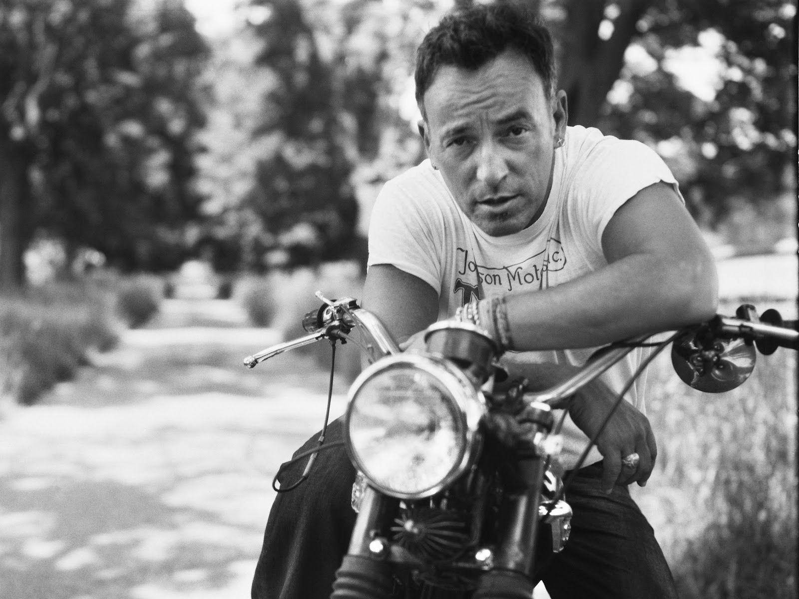 Vintage Motorcycle Of Singer Bruce Springsteen