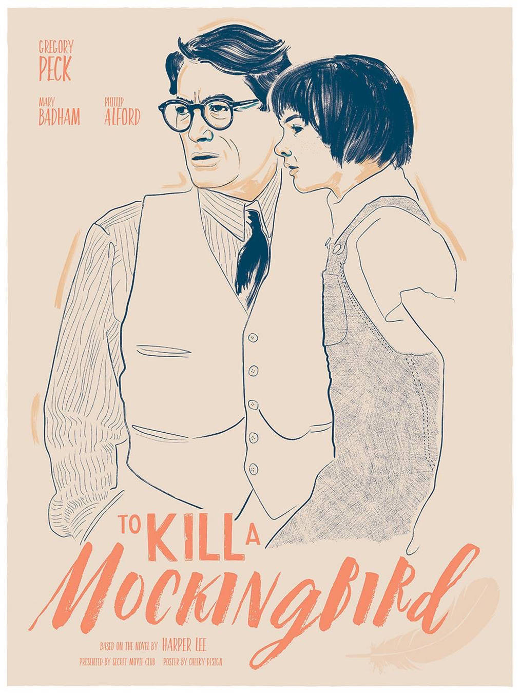 Vintage Movie Poster Of To Kill A Mockingbird Background