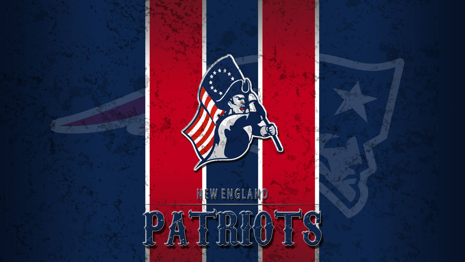 Vintage New England Patriots Badge Background