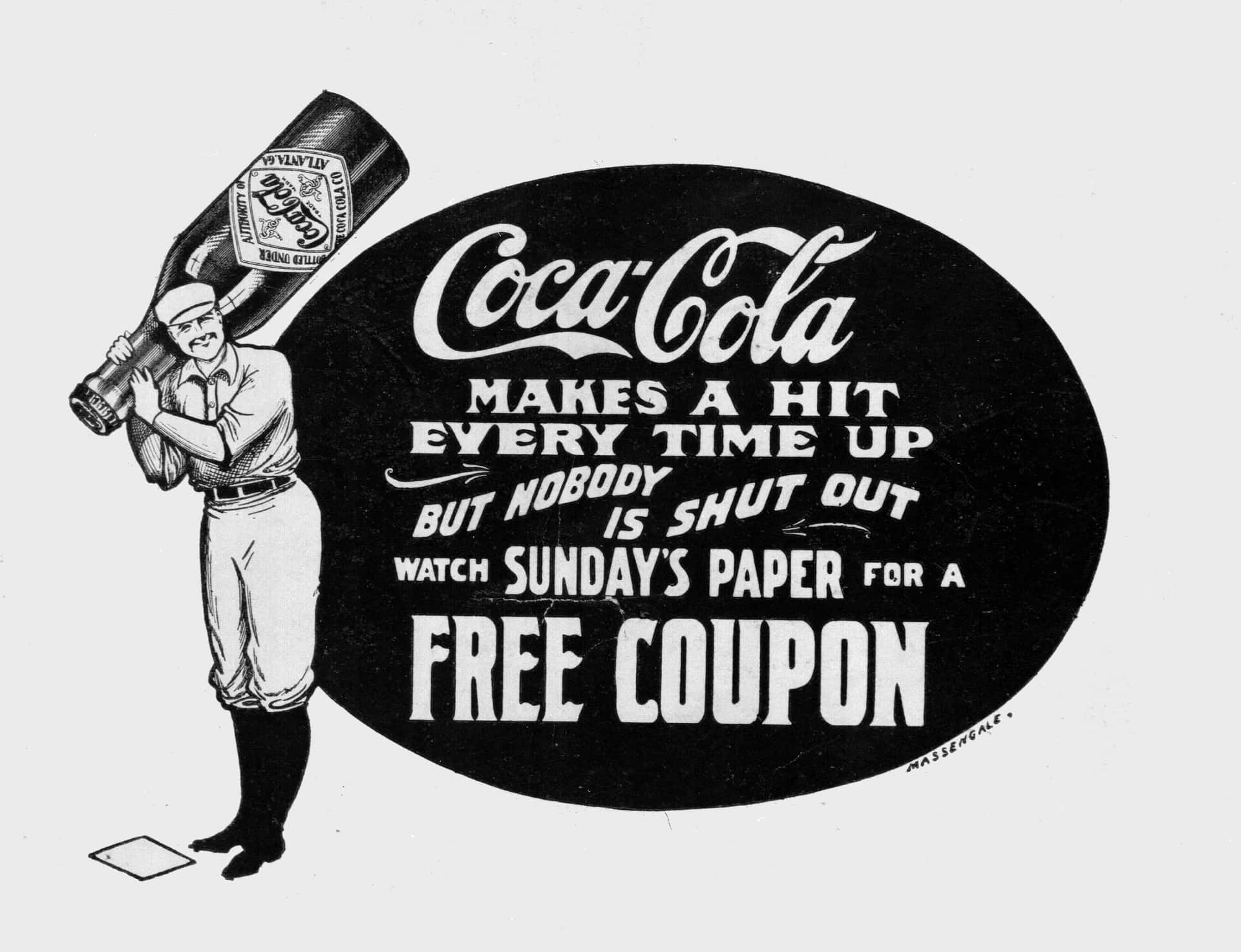 Vintage Newspaper Product Ad Background