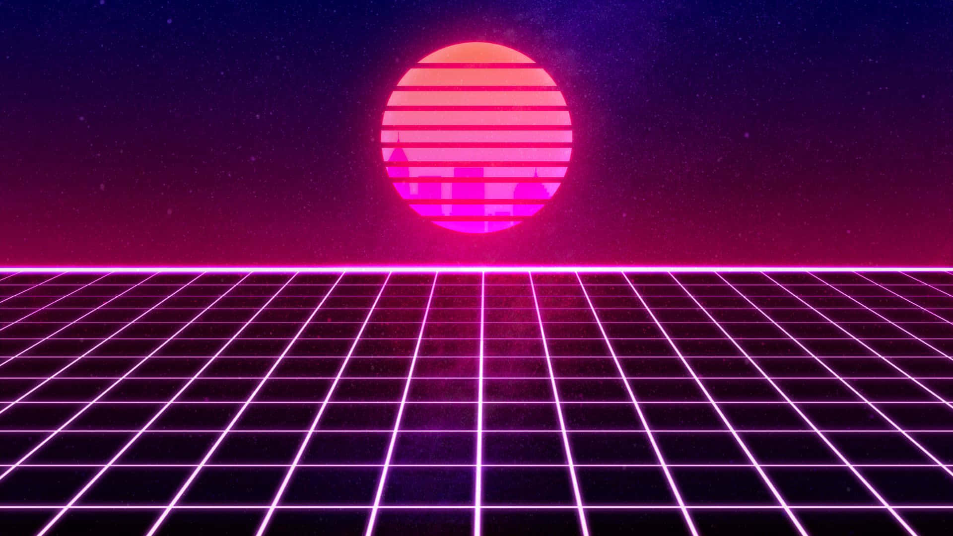 Vintage Nostalgia: A Solo Retro Laptop In An Aesthetic Setting Background