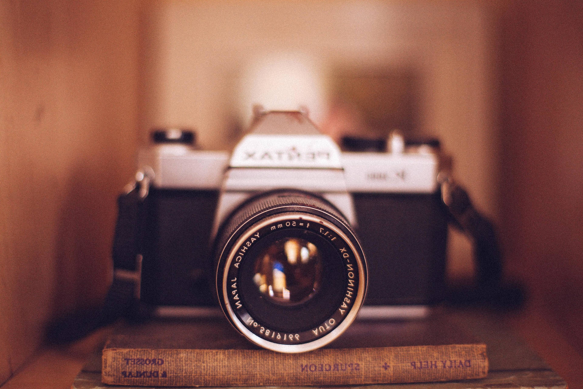 Vintage Nostalgic Camera Background