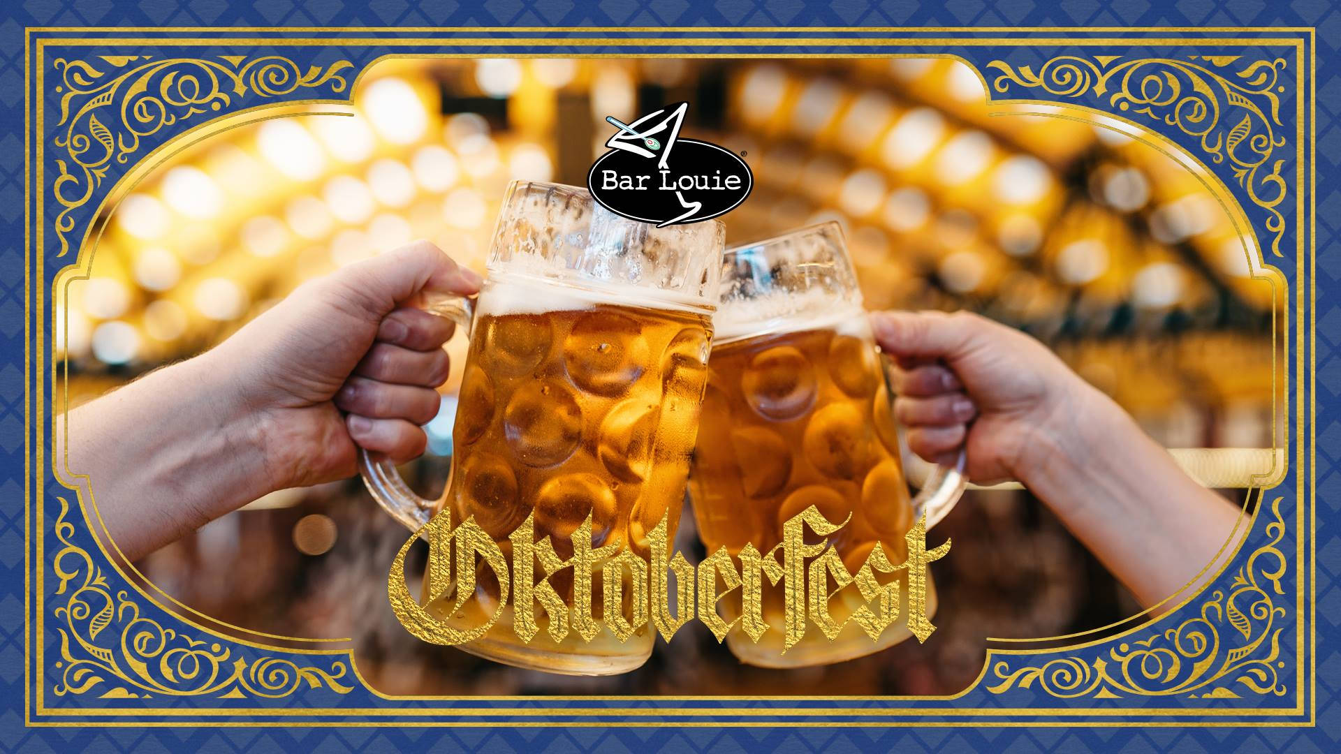 Vintage Oktoberfest Beer Background