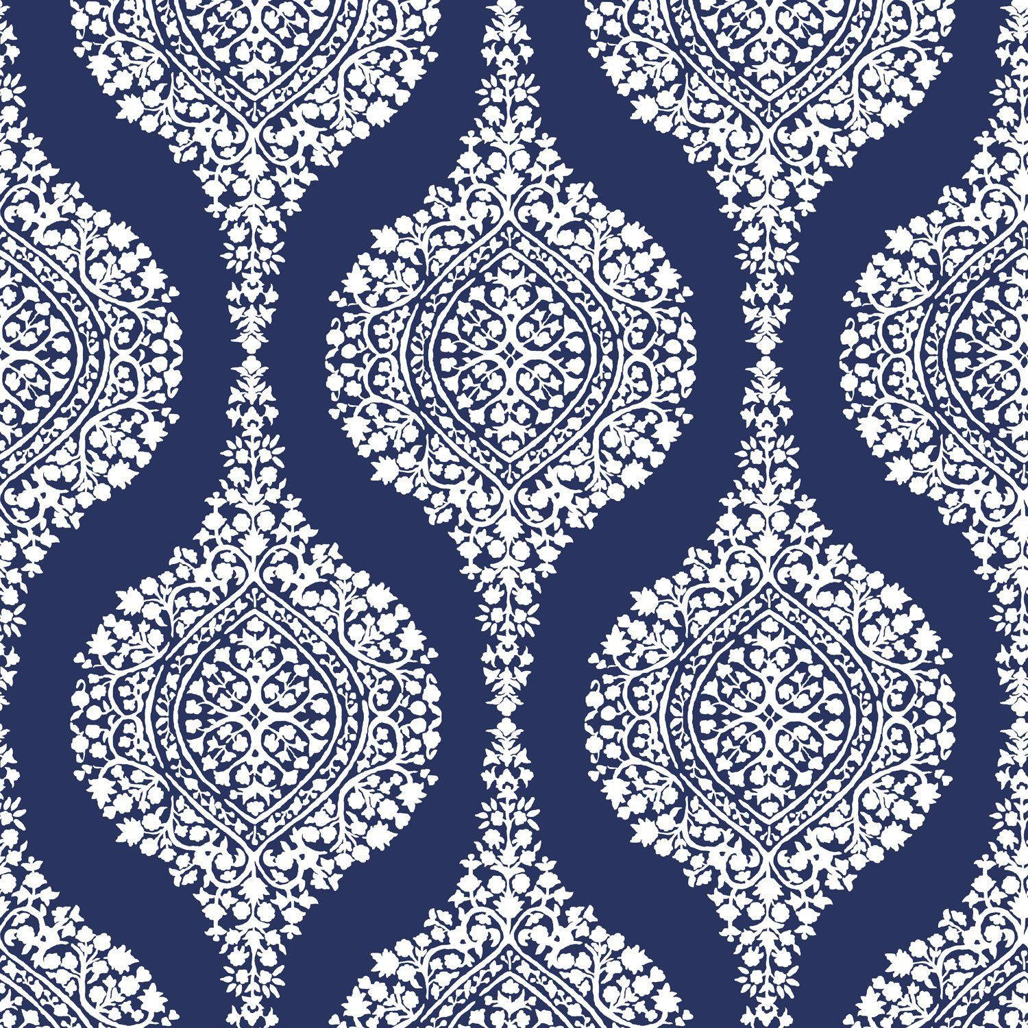 Vintage Ornamental White Pattern Background