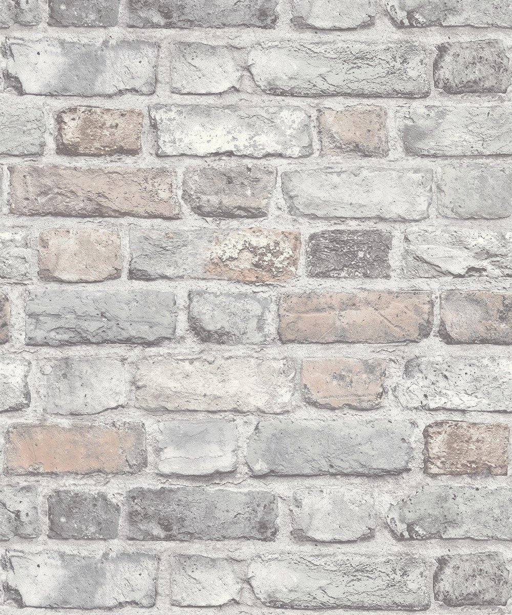 Vintage Pastel Stone Brick Wall Background