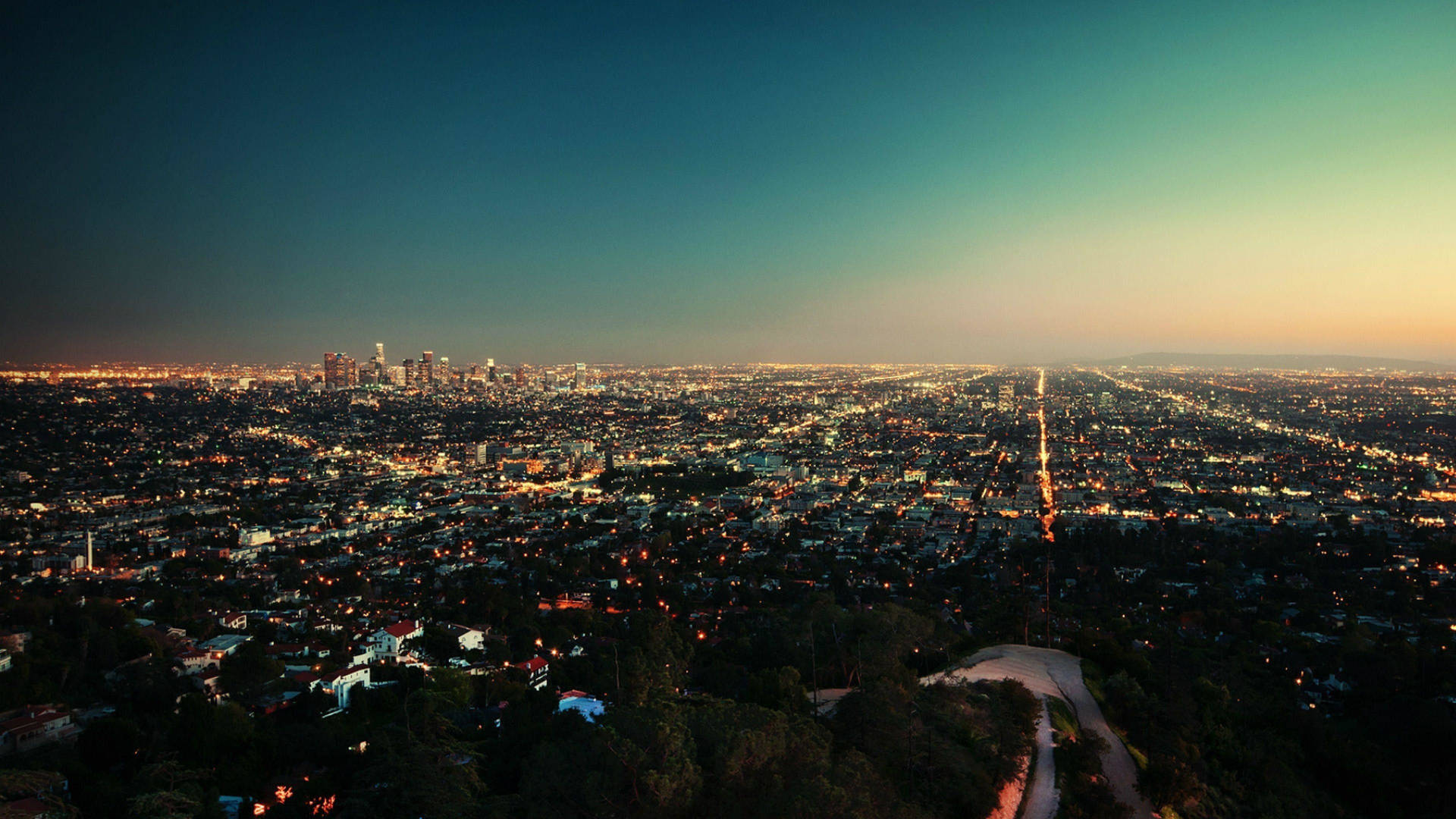 Vintage Photo Of Los Angeles 4k Background