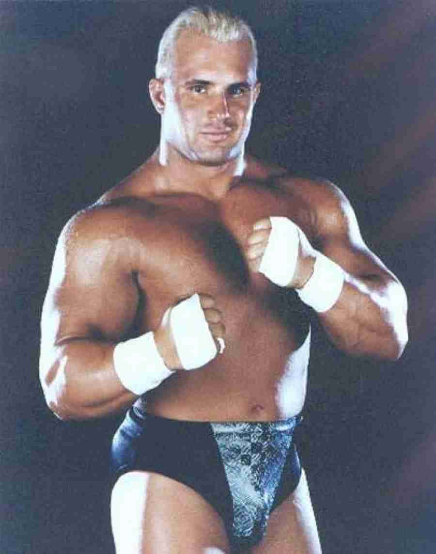 Vintage Portrait Of Professional Wrestler, Chris Candido Background