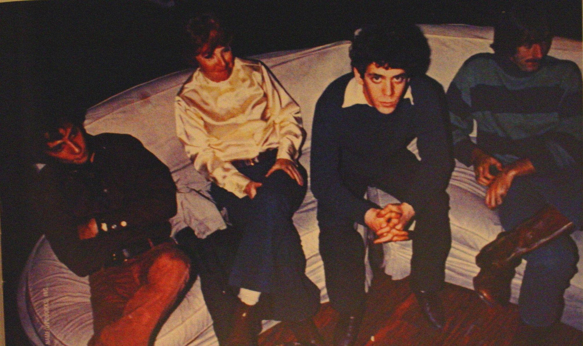 Vintage Portrait Of The Velvet Underground In 1970 Background