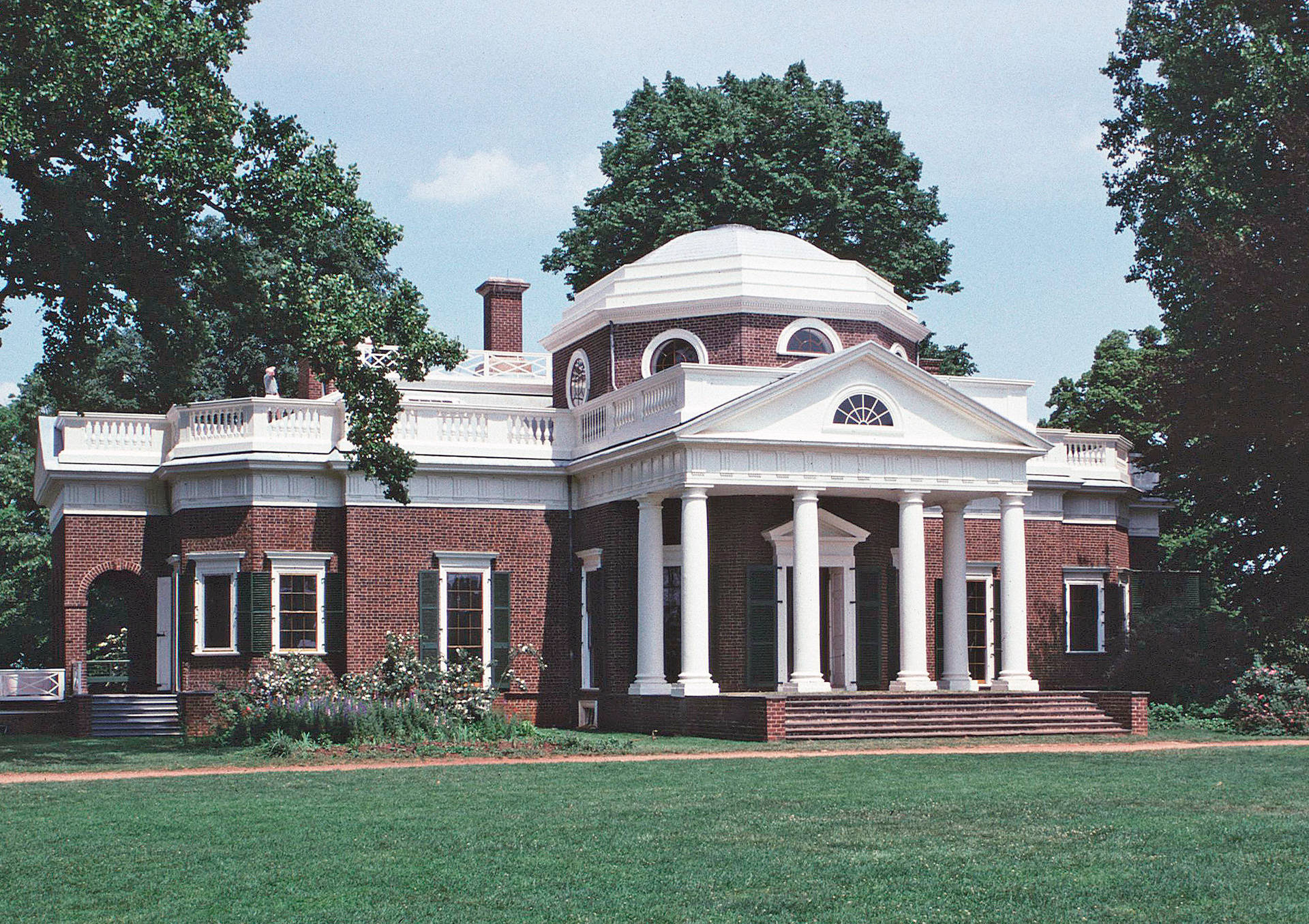 Vintage Postcard Of Historic Monticello