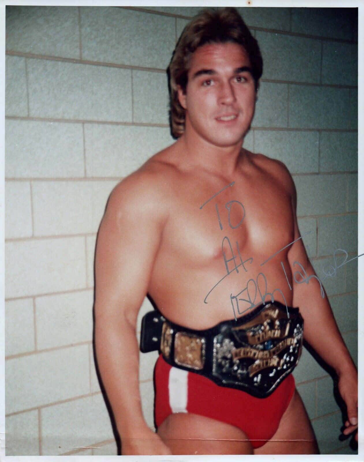 Vintage Pro Wrestling Terry Taylor Background