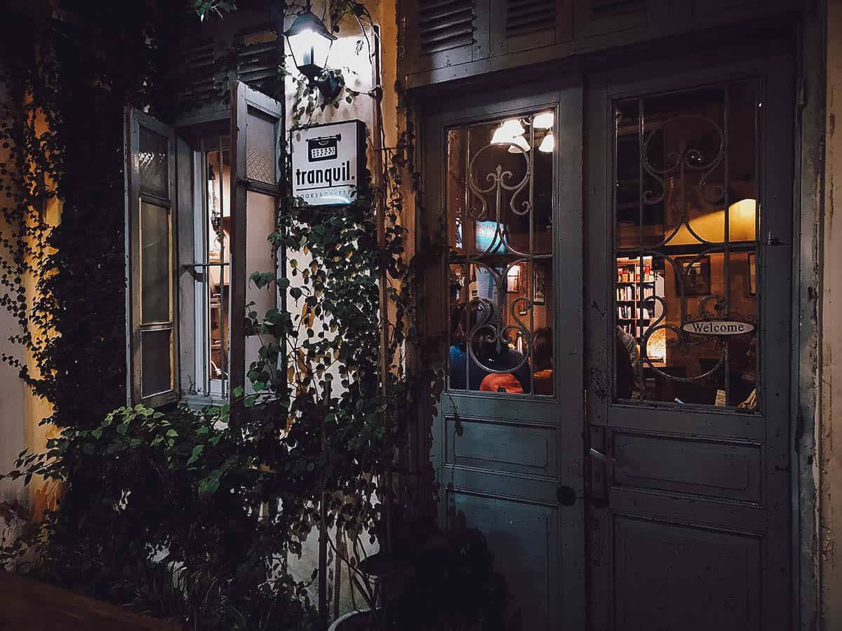 Vintage Shop In Hanoi Background
