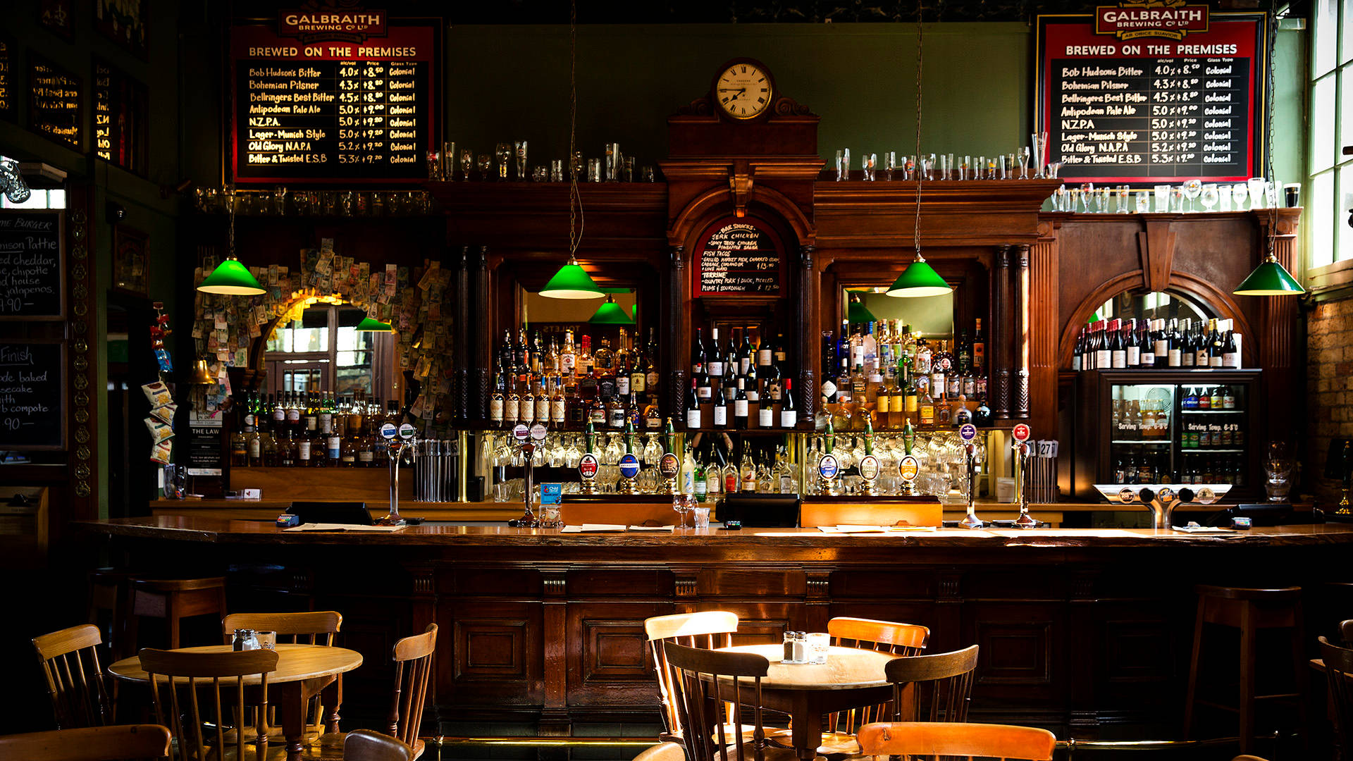Vintage Tavern Bar Background