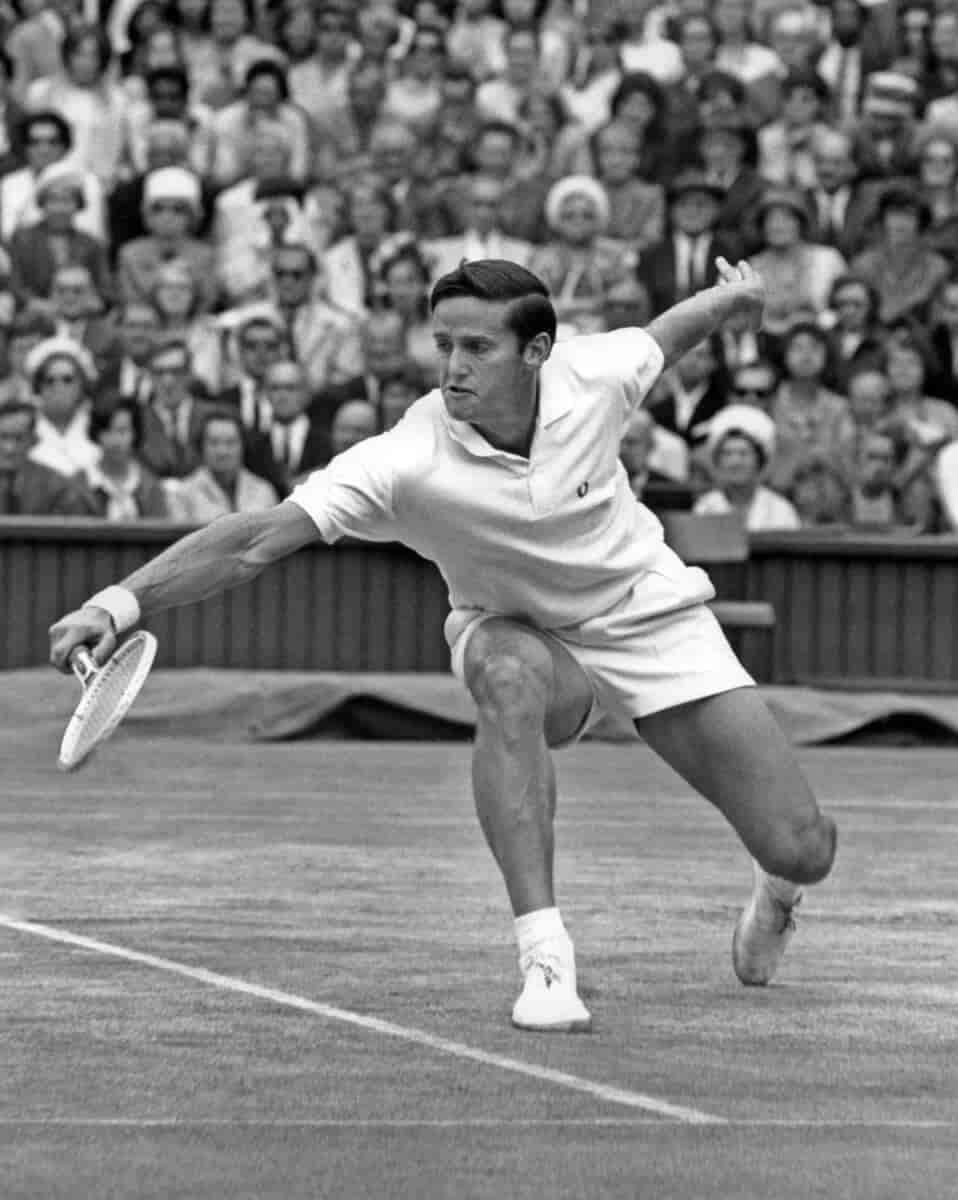 Vintage Tennis Action Shot Background