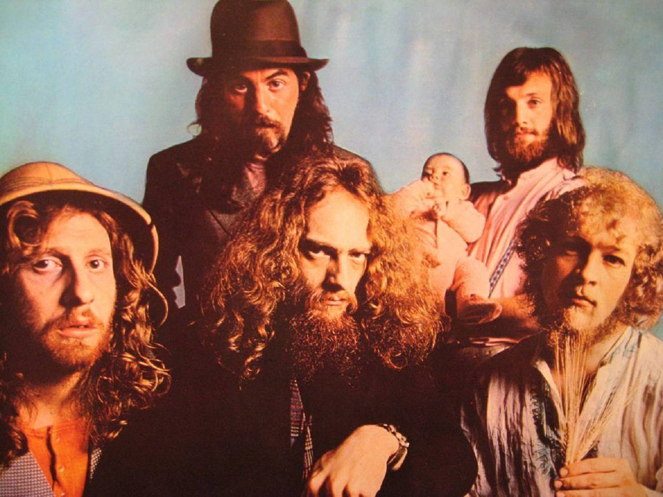 Vintage Throwback Of British Rock Band Jethro Tull From The 1970s