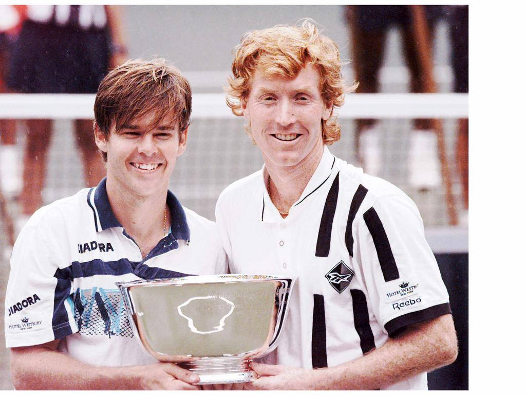 Vintage Todd Woodbridge Doubles Photo Background