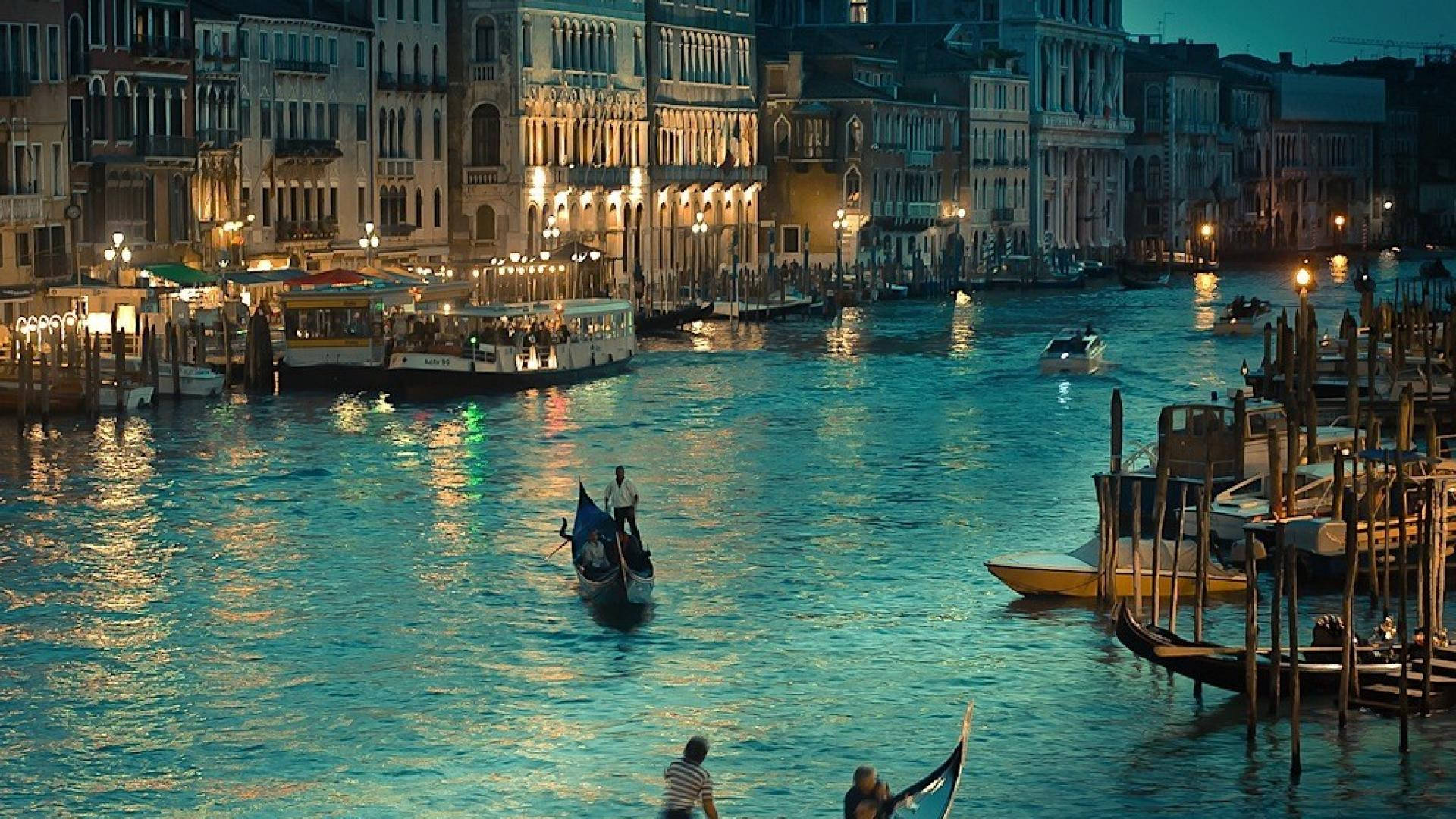 Vintage Venice Italy Background