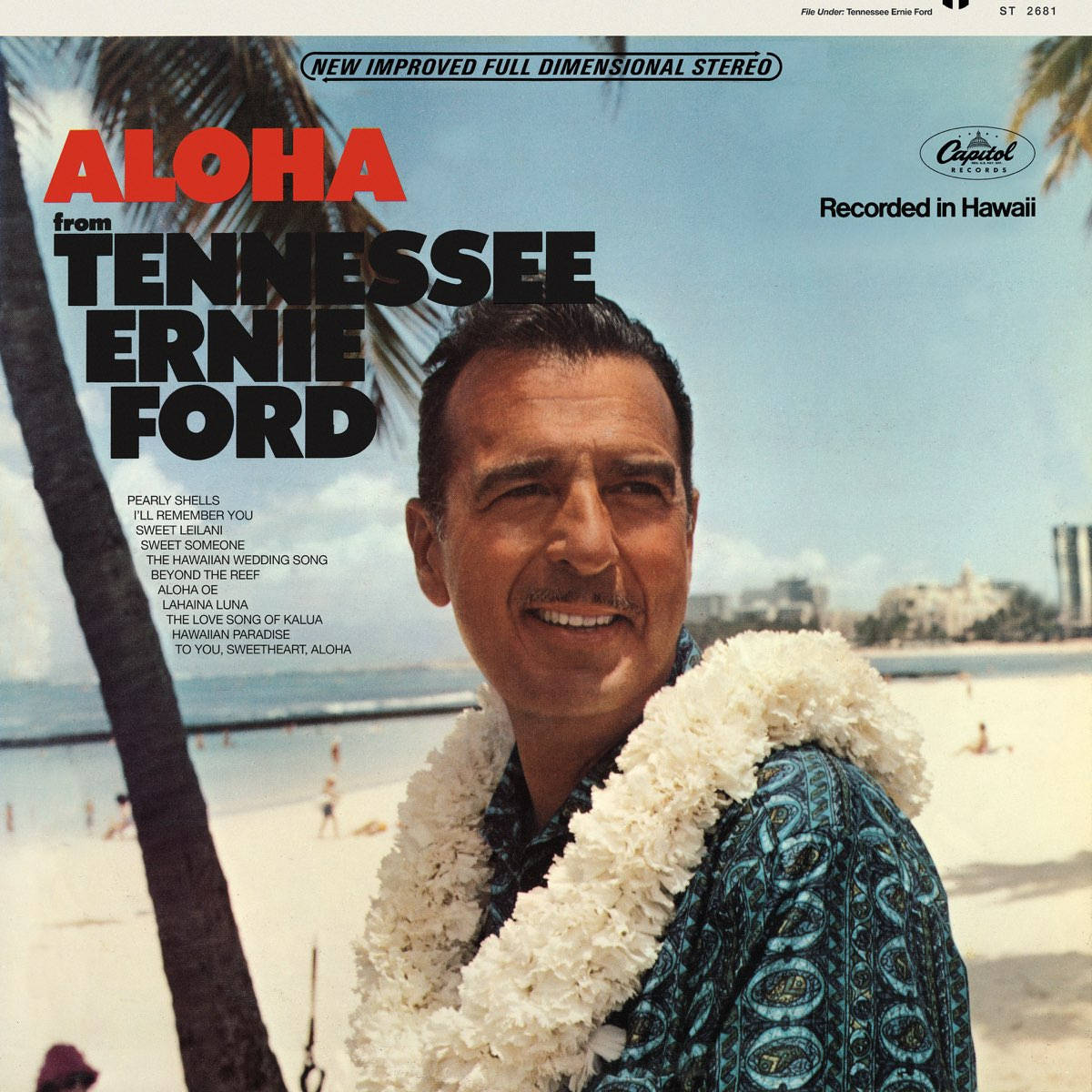 Vintage Vinyl Of Tennessee Ernie Ford Background