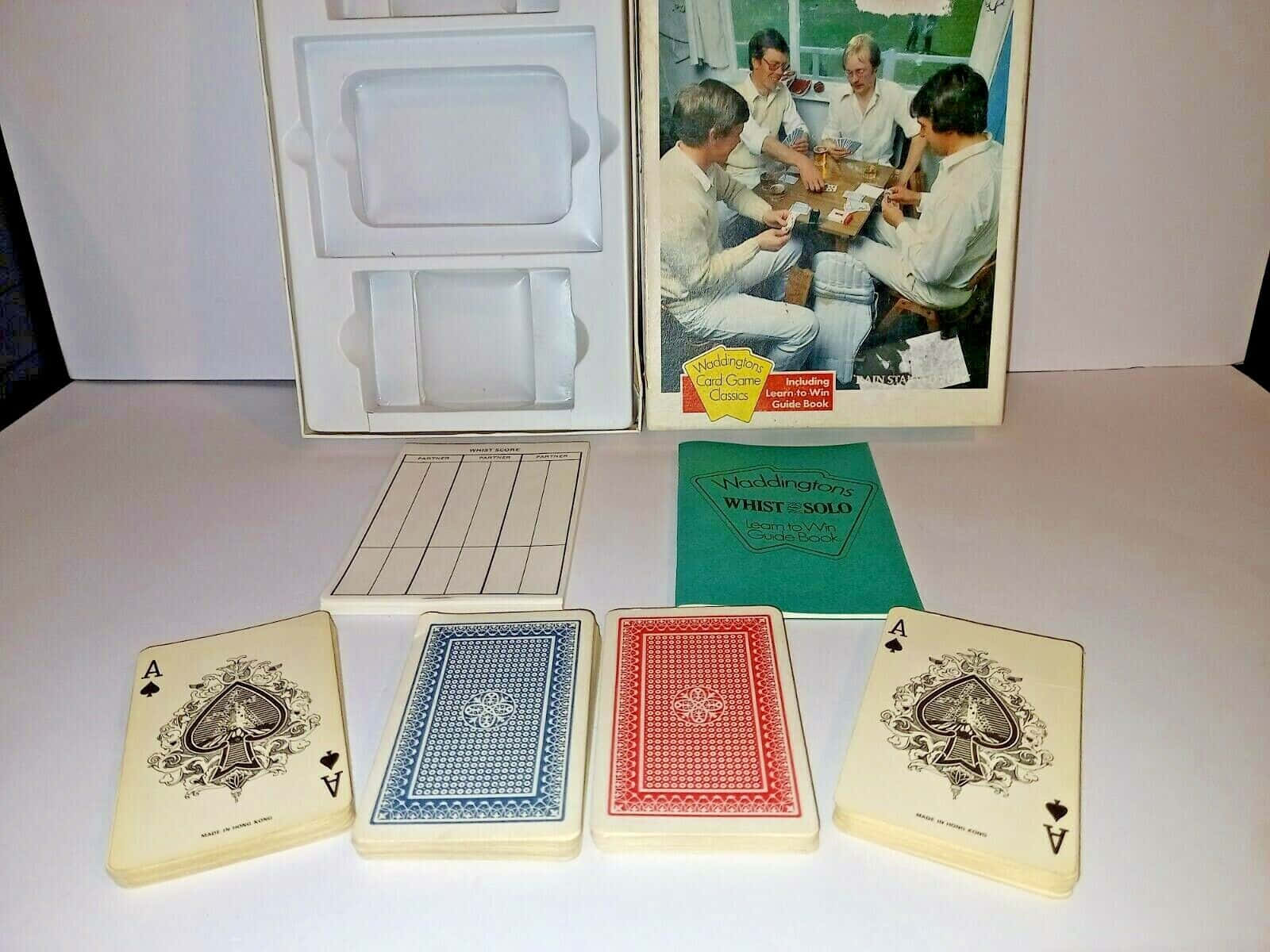 Vintage Whist Card Game Set