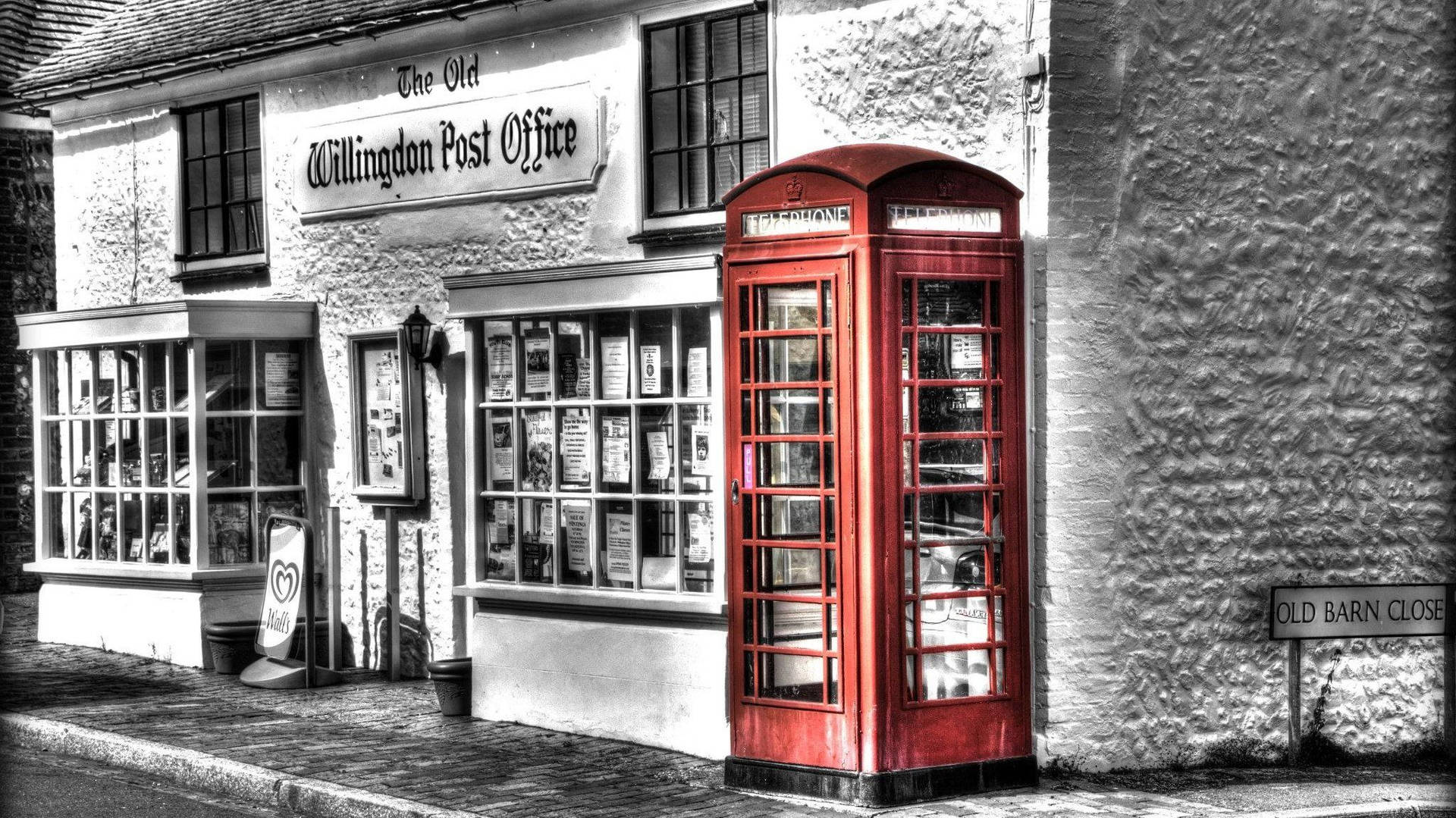 Vintage Willingdon Post Office Background