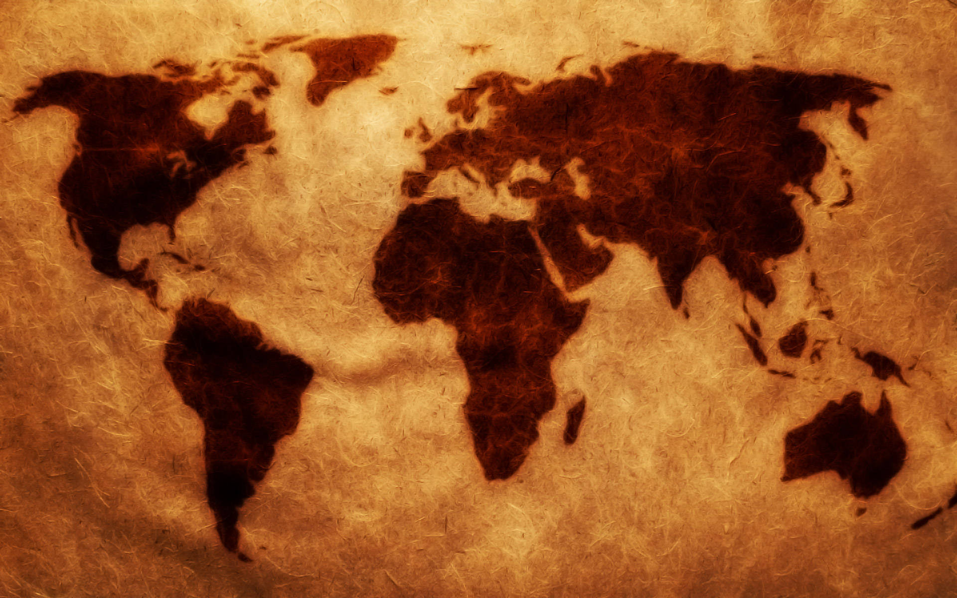 Vintage World Map Texture Background