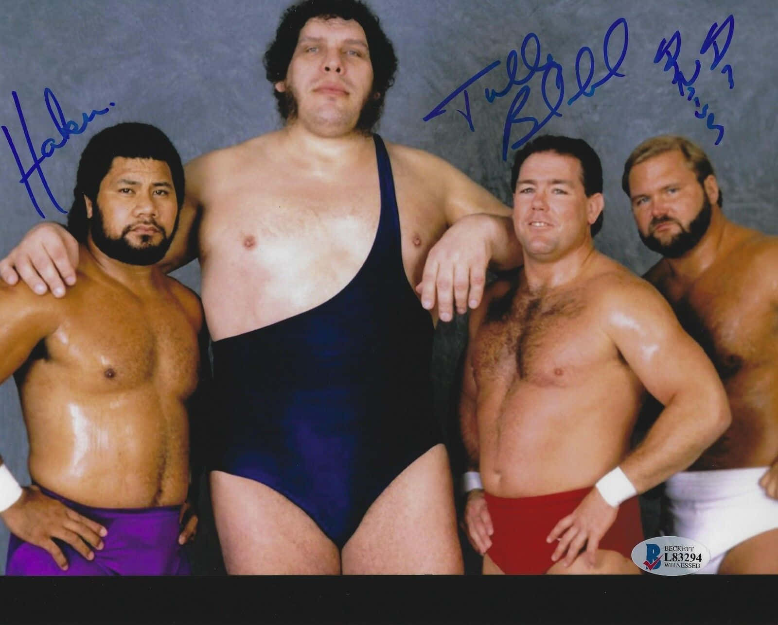 Vintage Wrestler Memorabilia Tully Blanchard Background