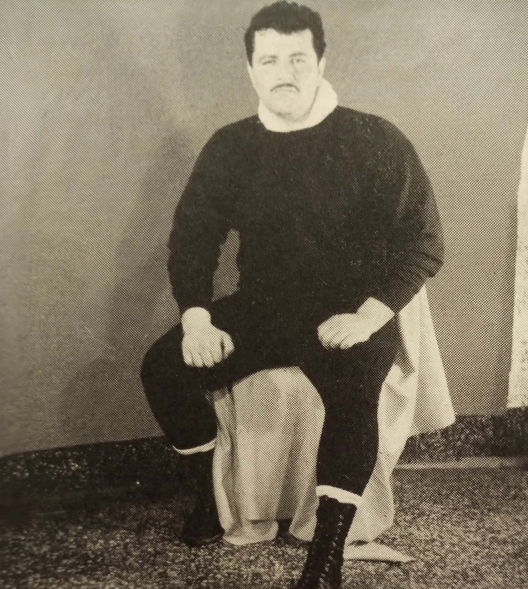 Vintage Wrestler Portrait Background