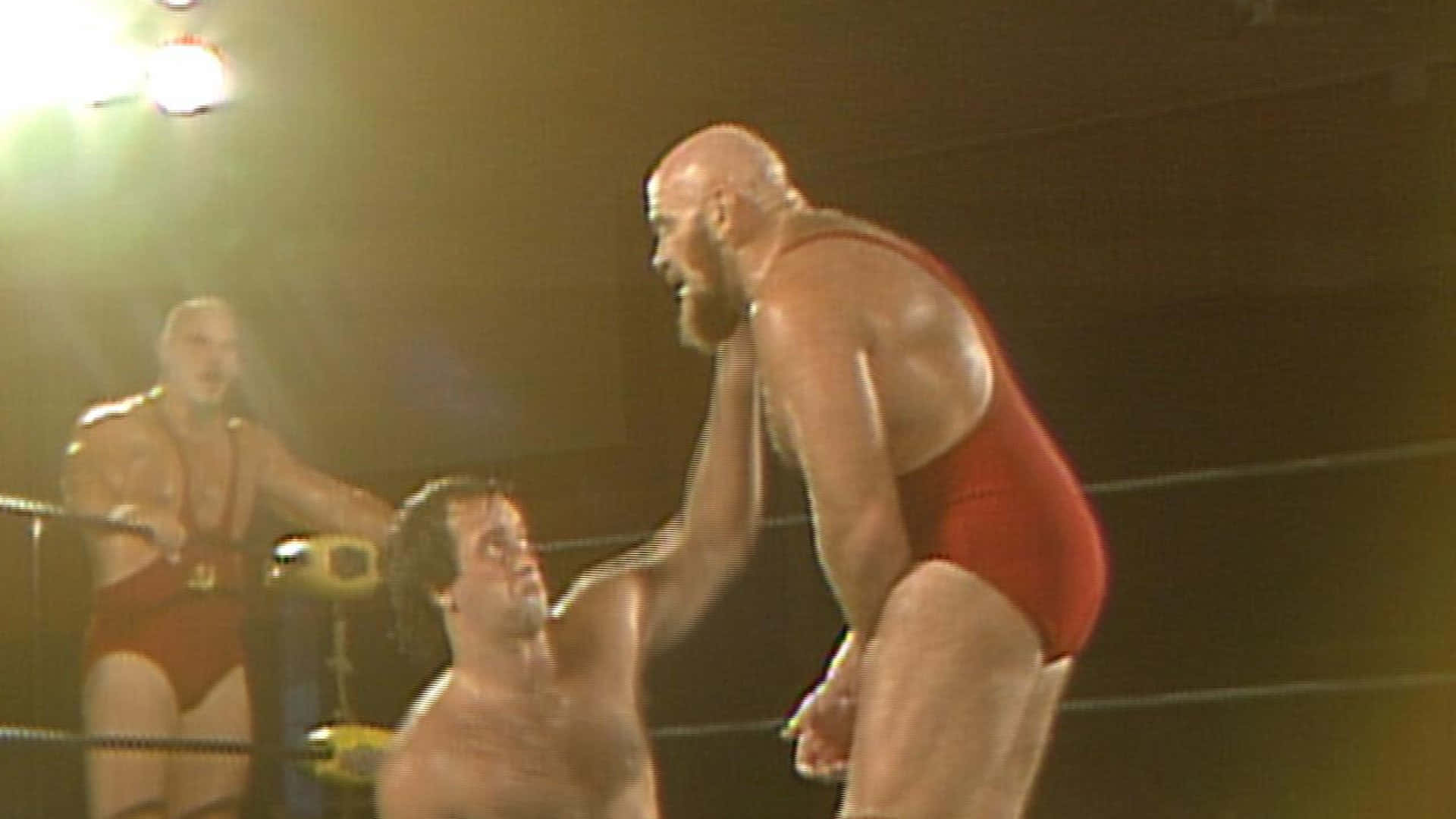 Vintage Wrestling Match Intensity Background