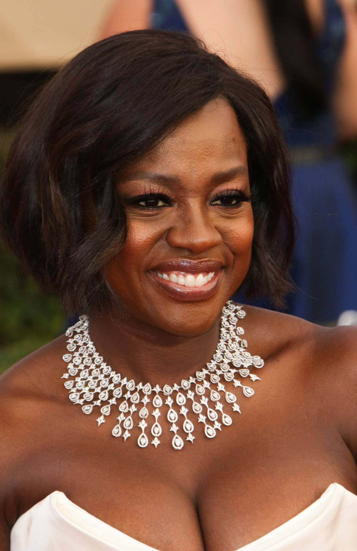 Viola Davis Glam Look Red Carpet