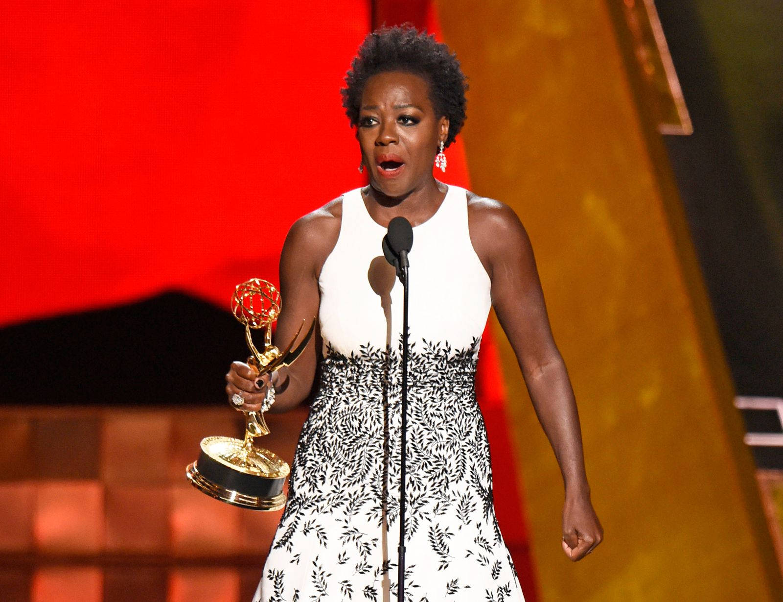 Viola Davis Oscar Awards Acceptance Background