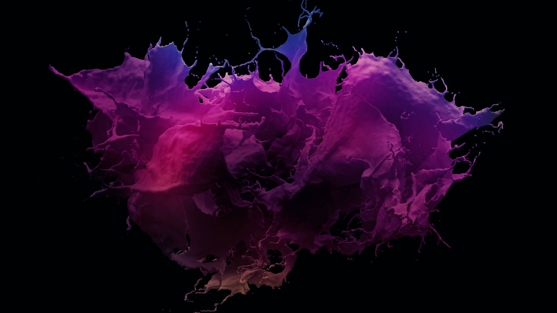 Violet Aesthetic Abstract Art Paintbrush Design Background