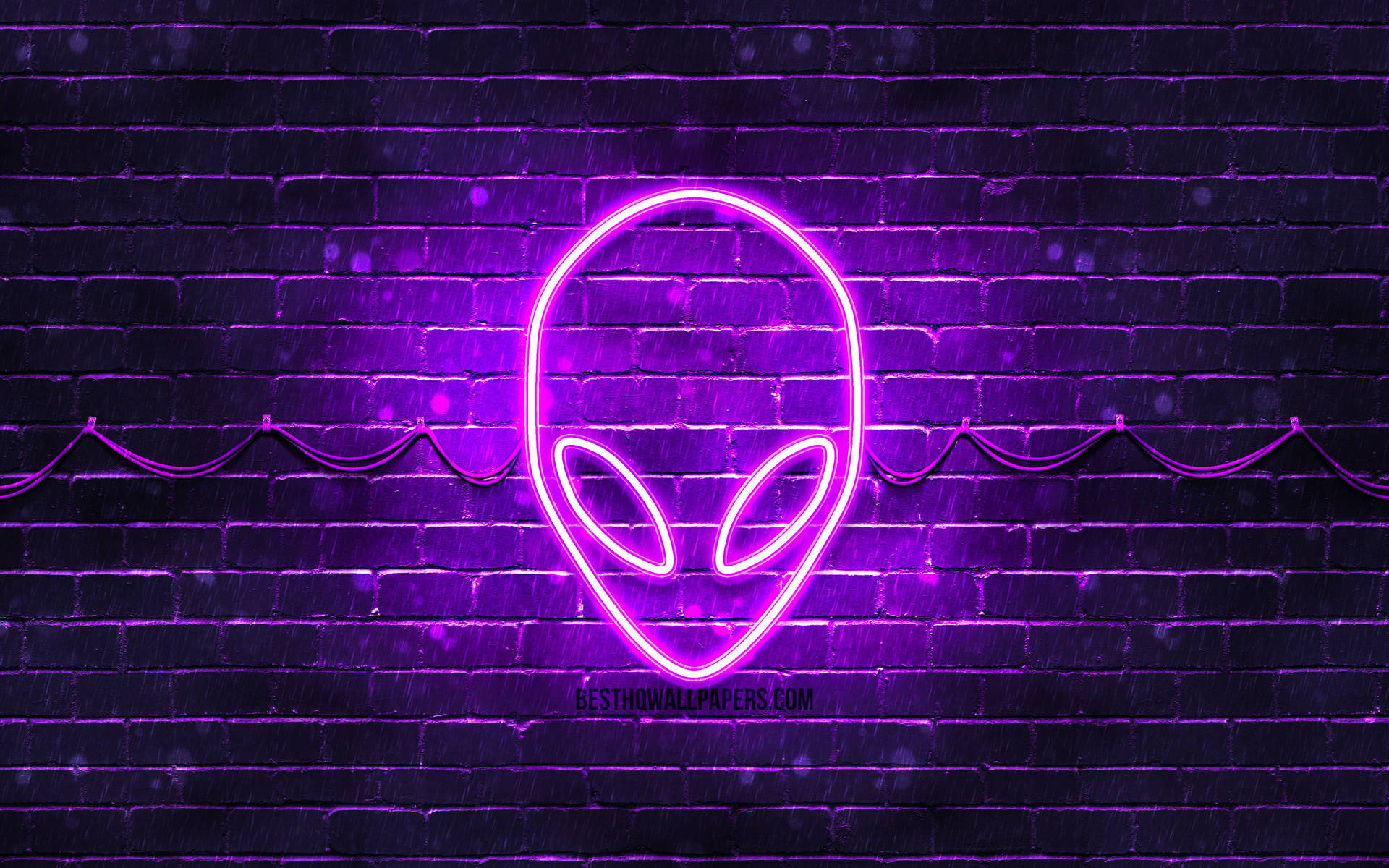 Violet Aesthetic Alienware Background
