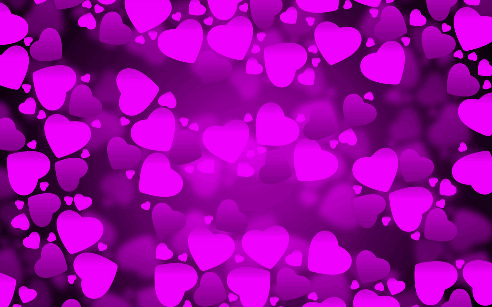 Violet Aesthetic Hearts Love Background Background