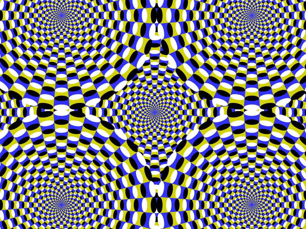 Violet And Green Cool Optical Illusions Background