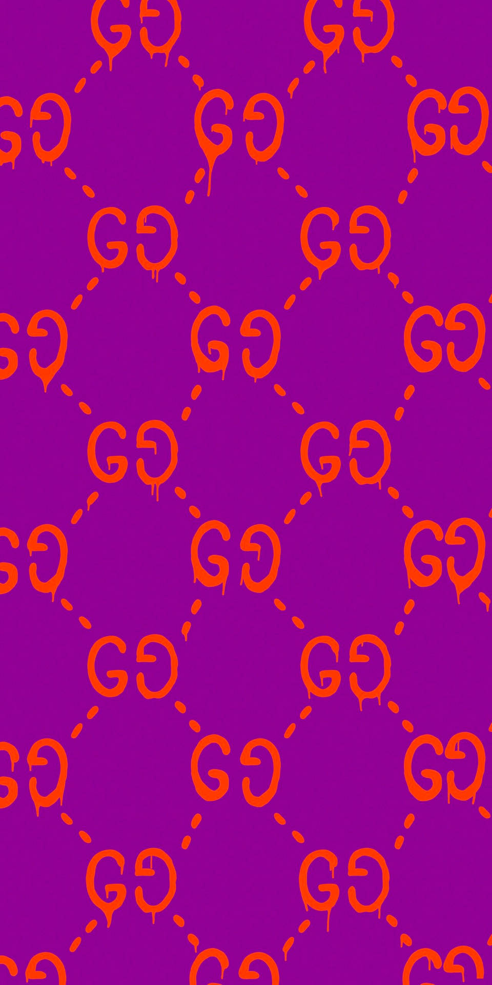 Violet And Red Gucci Pattern Background