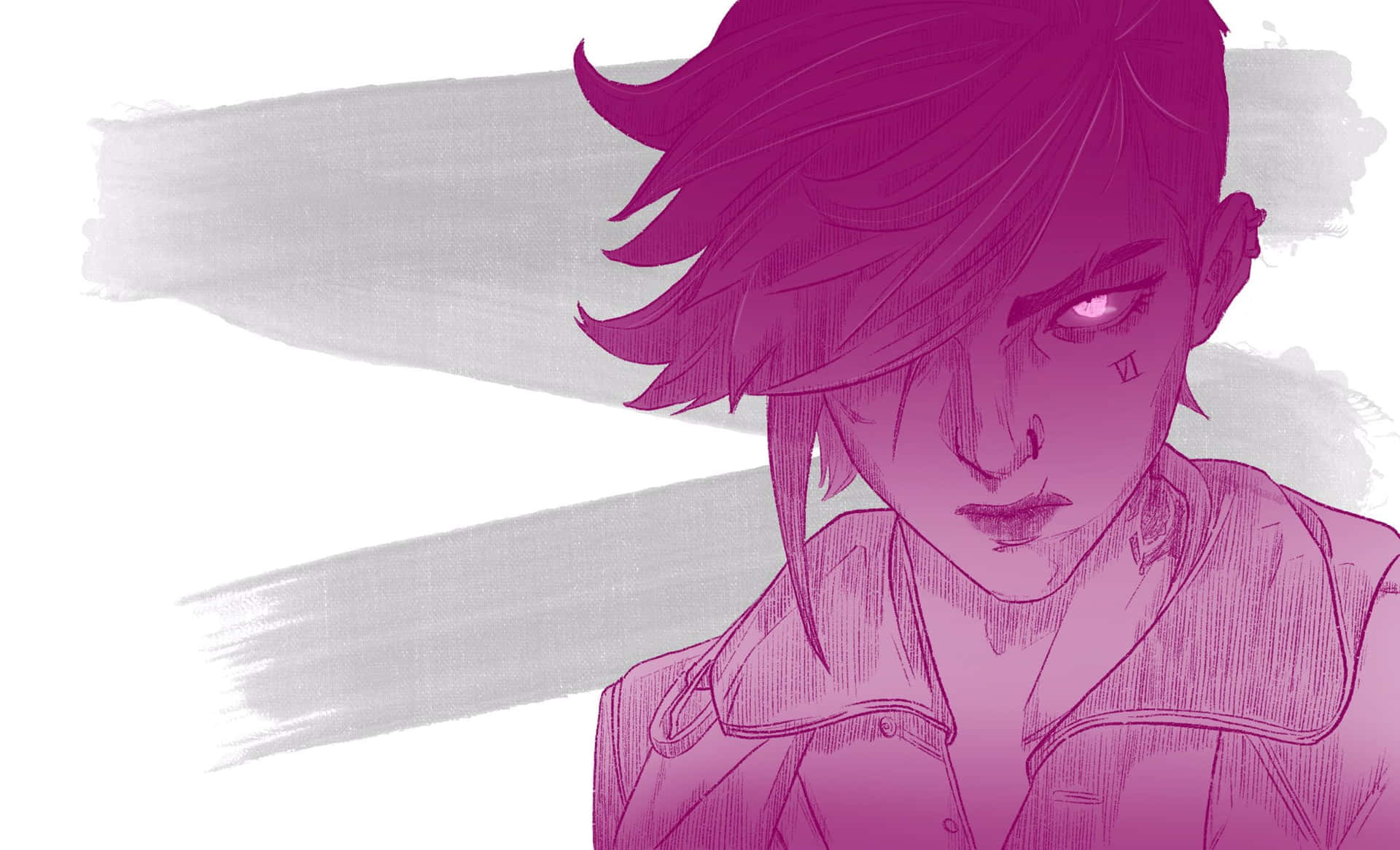 Violet Arcane Pink And Violet Tones Fanart Background