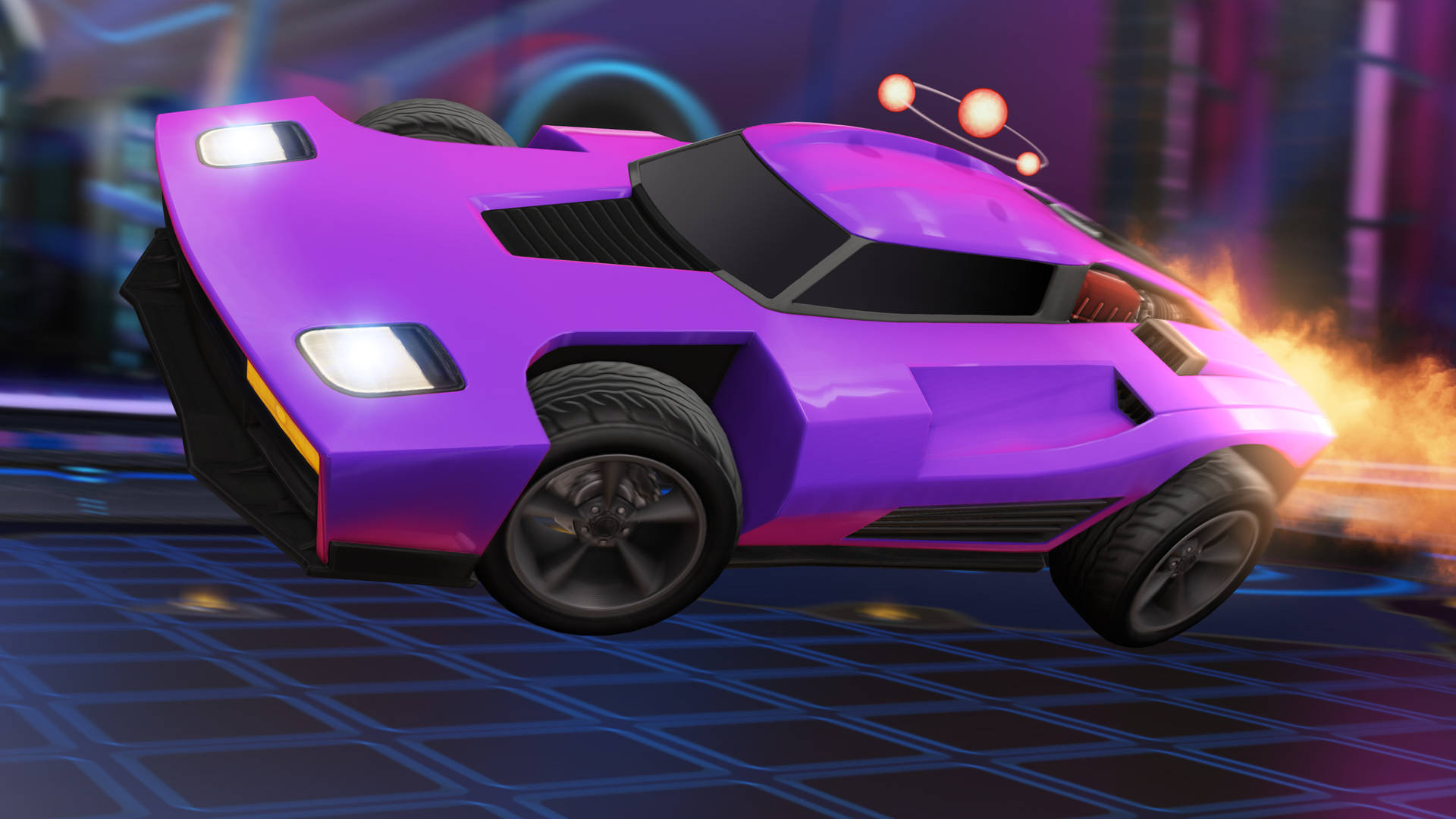 Violet Breakout Rocket League Car 2k Background