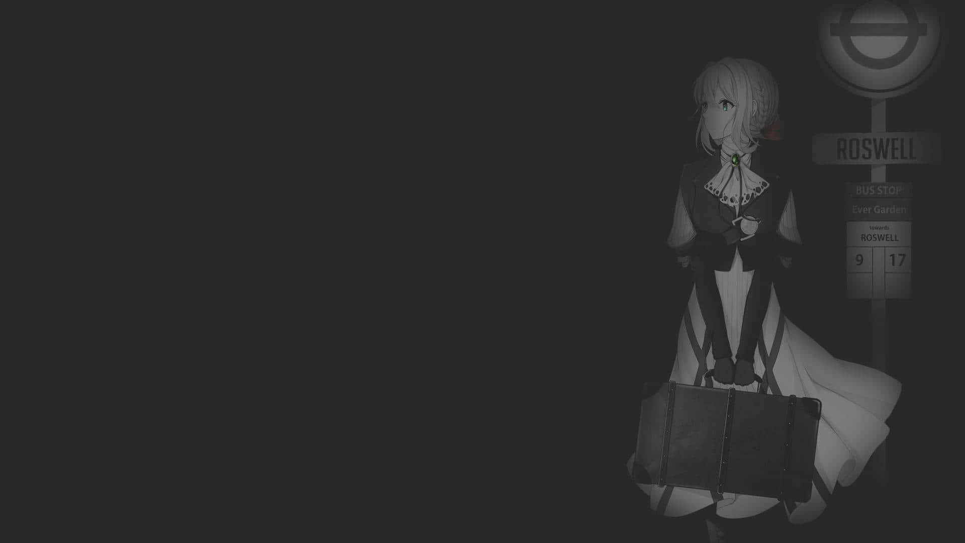 Violet Evergarden Dark Aesthetic Anime Background