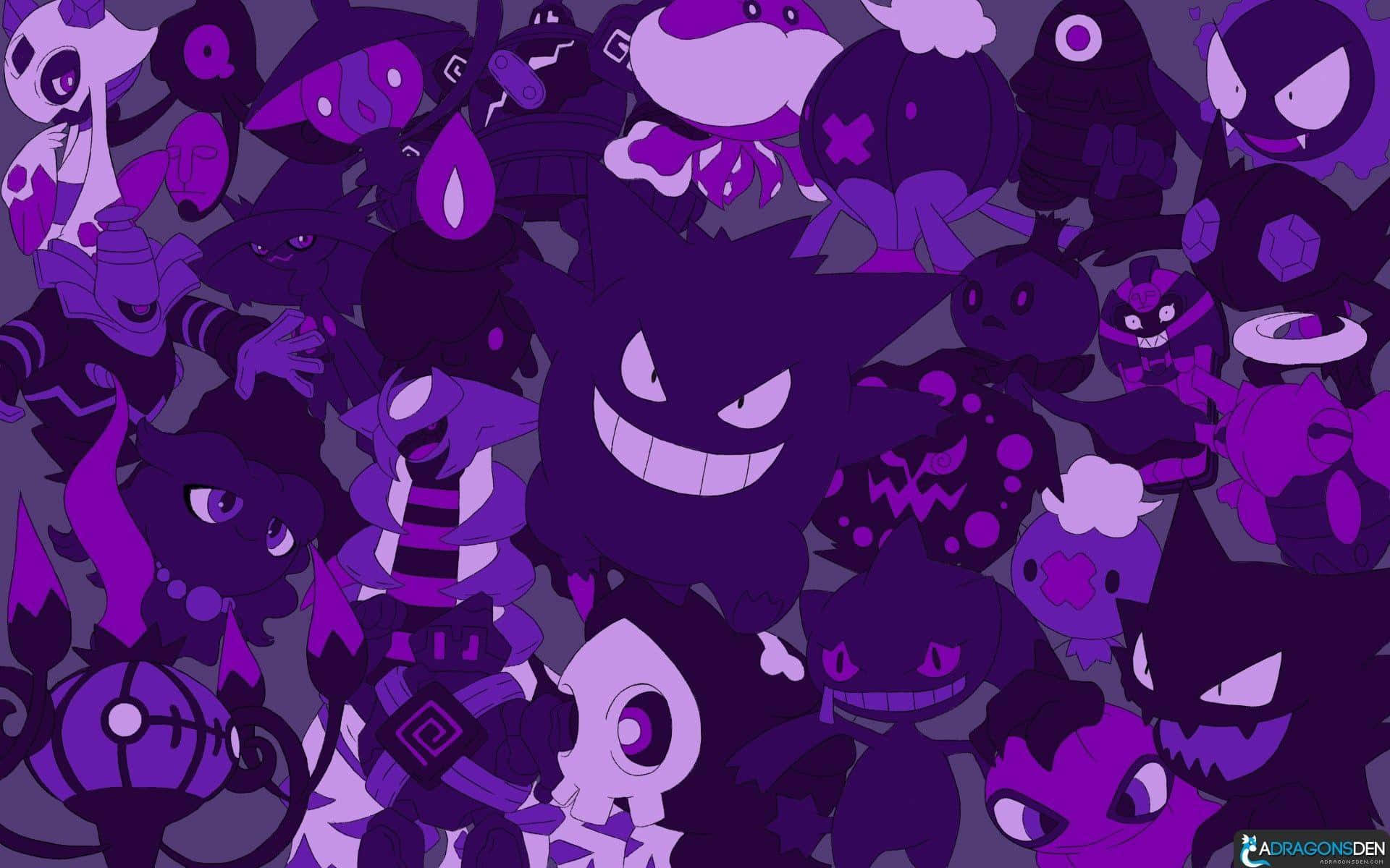 Violet Filtered Haunter Background