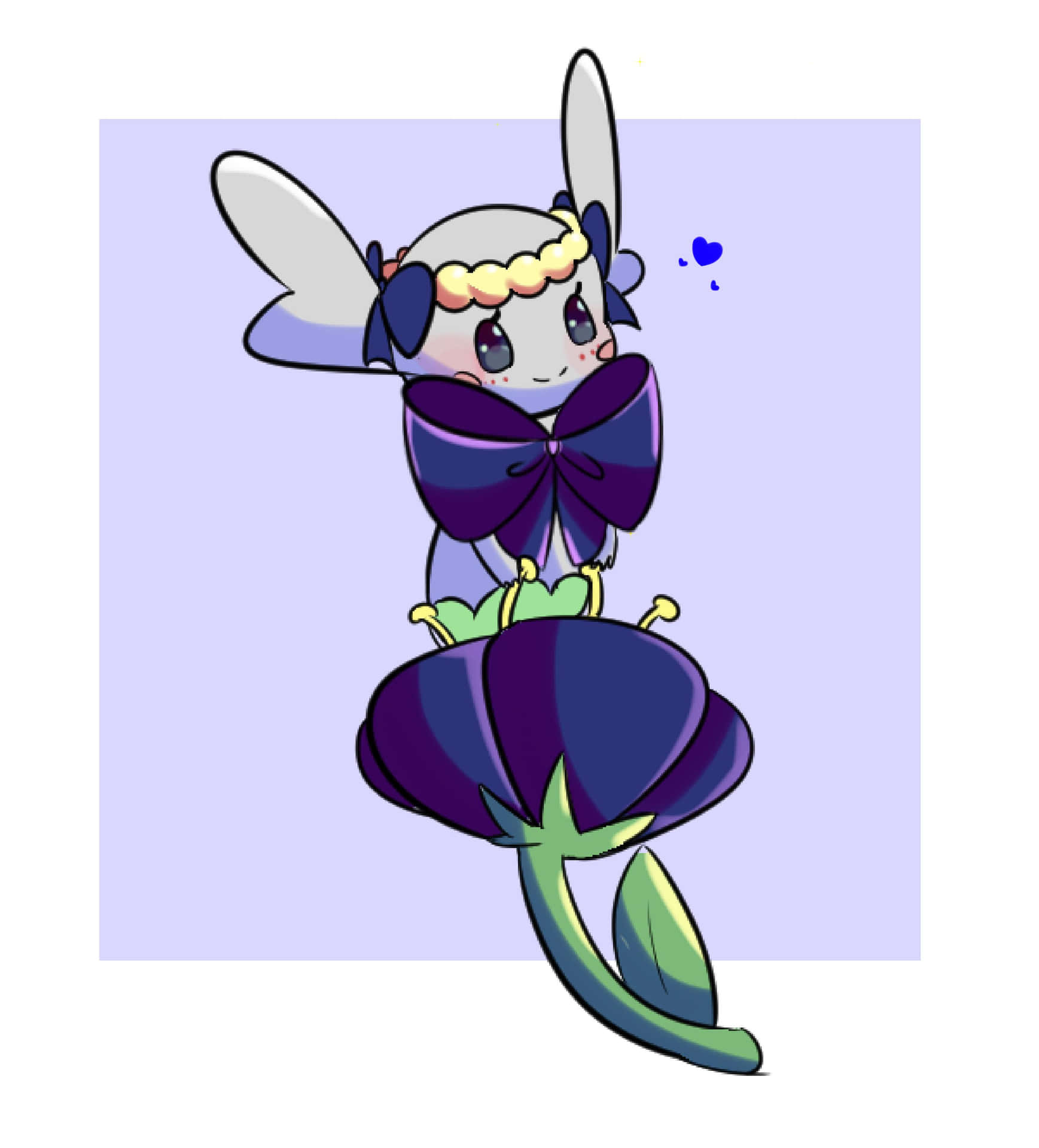 Violet Flabébé Background