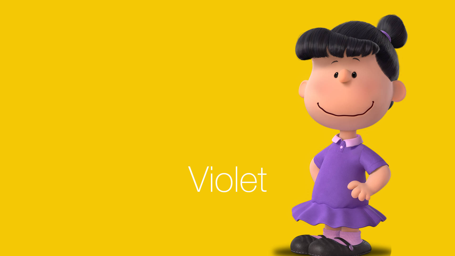 Violet Gray From Peanuts Background