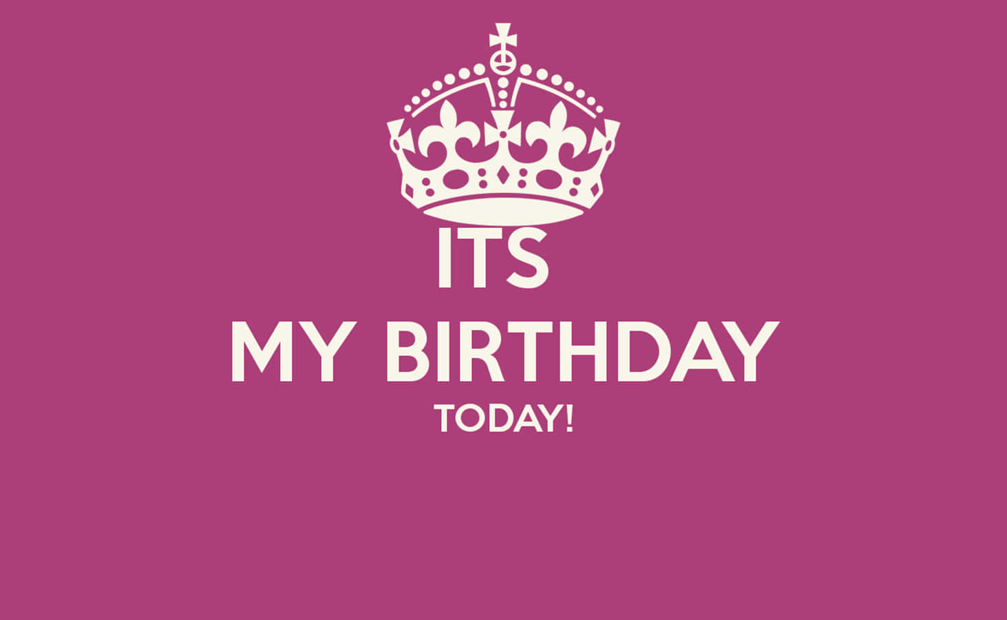Violet It Is My Birthday Today Poster Background