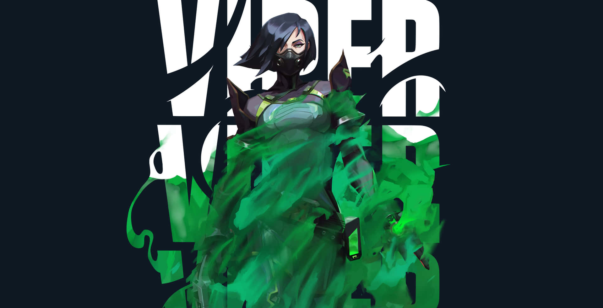 Viper Poisonous Gas Valorant Desktop Background