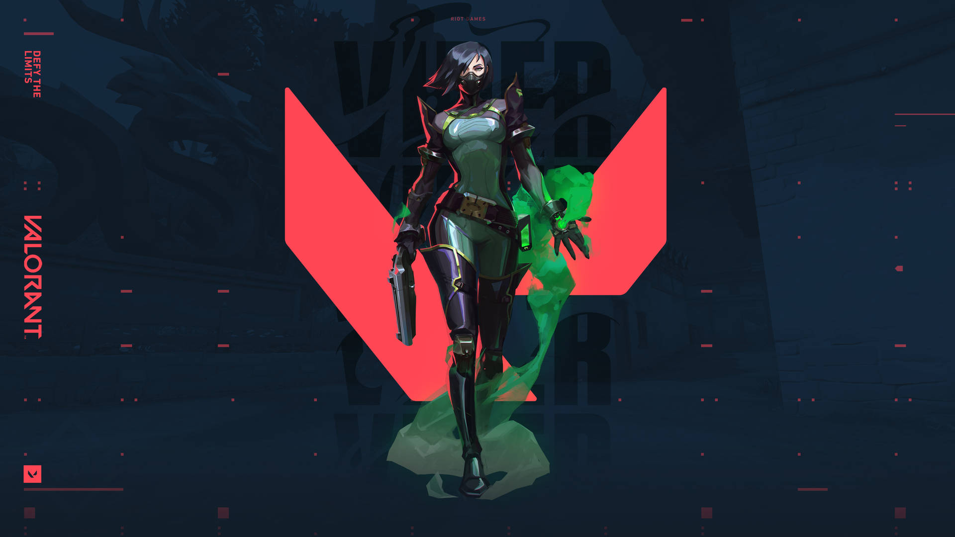 Viper Valorant 4k Character Background
