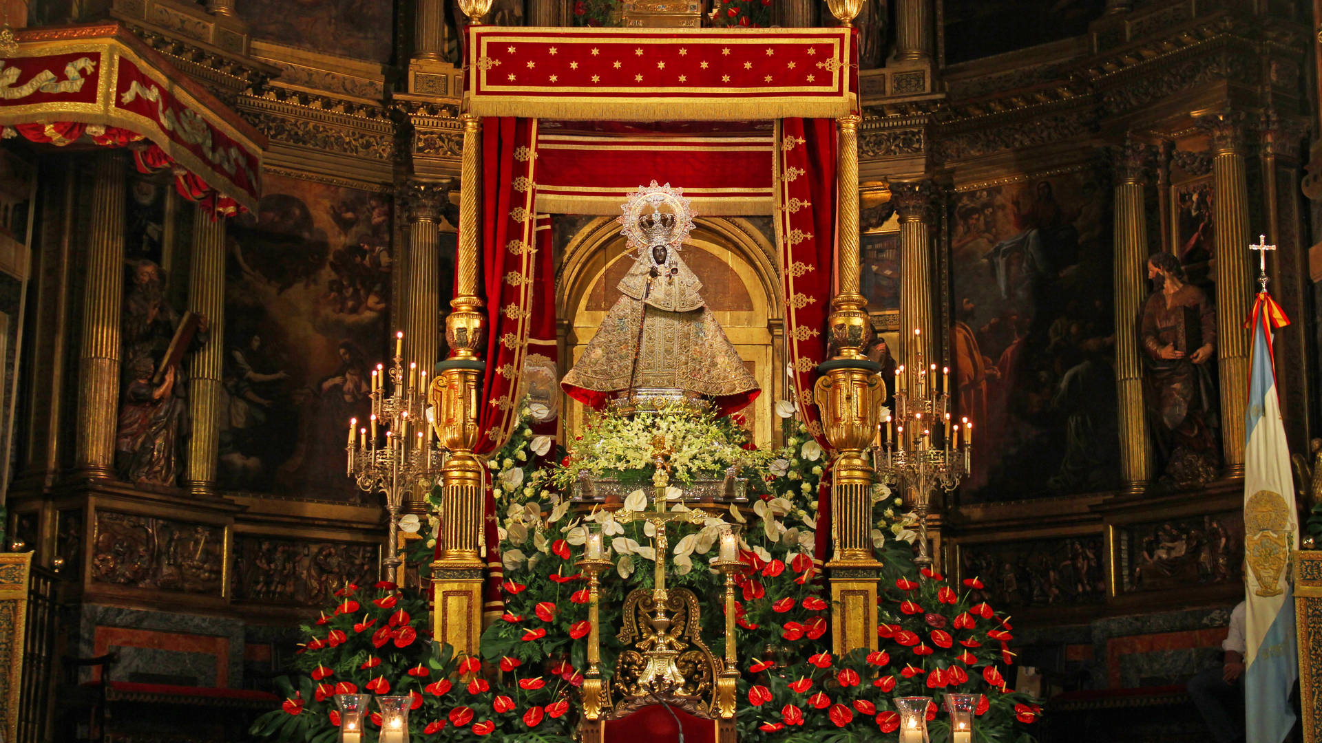 Virgen De Guadalupe Monastery Background