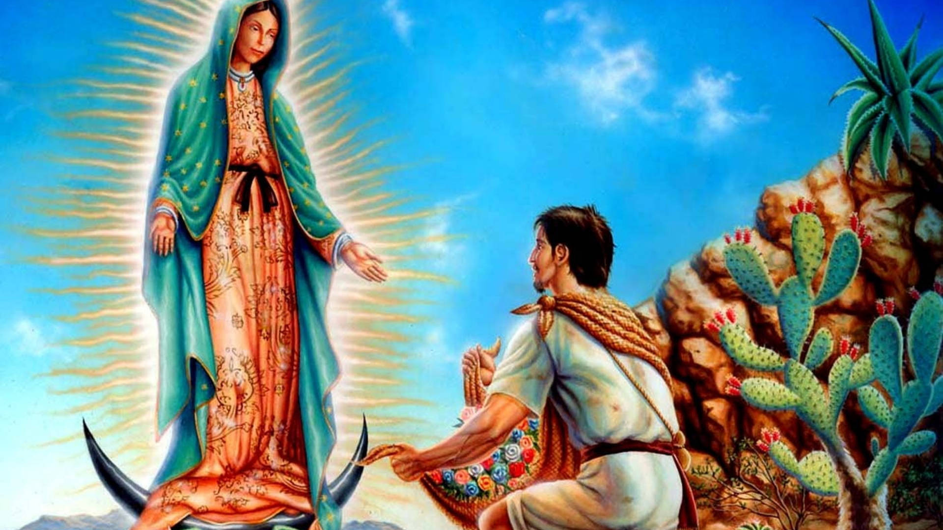 Virgen De Guadalupe Saint Juan Background