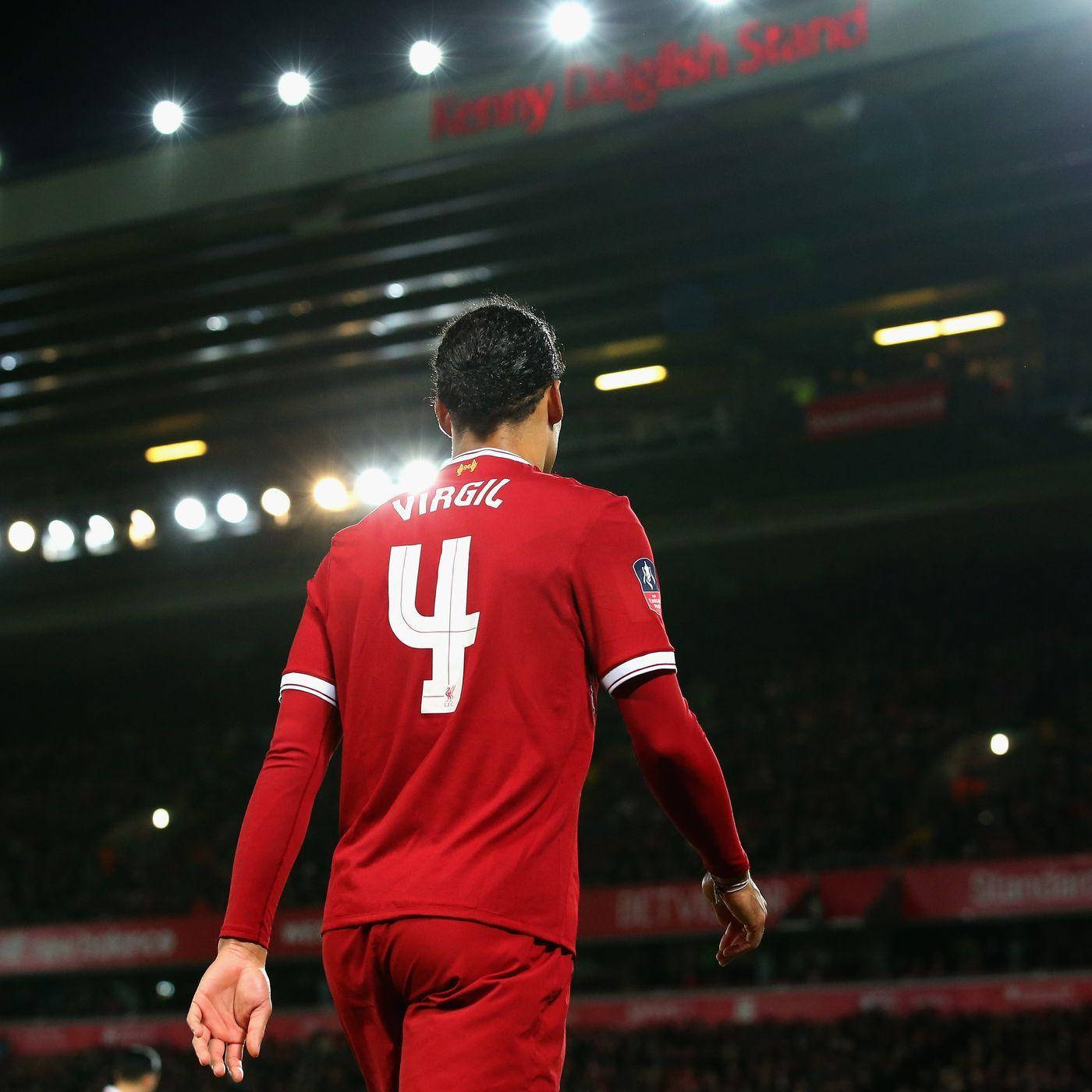 Virgil Van Dijk Backside Shot Background