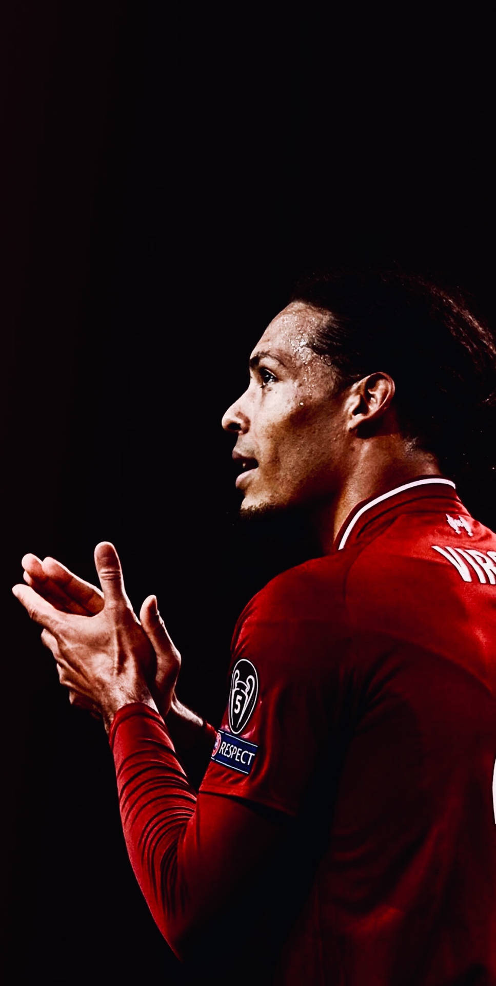 Virgil Van Dijk Clapping Background